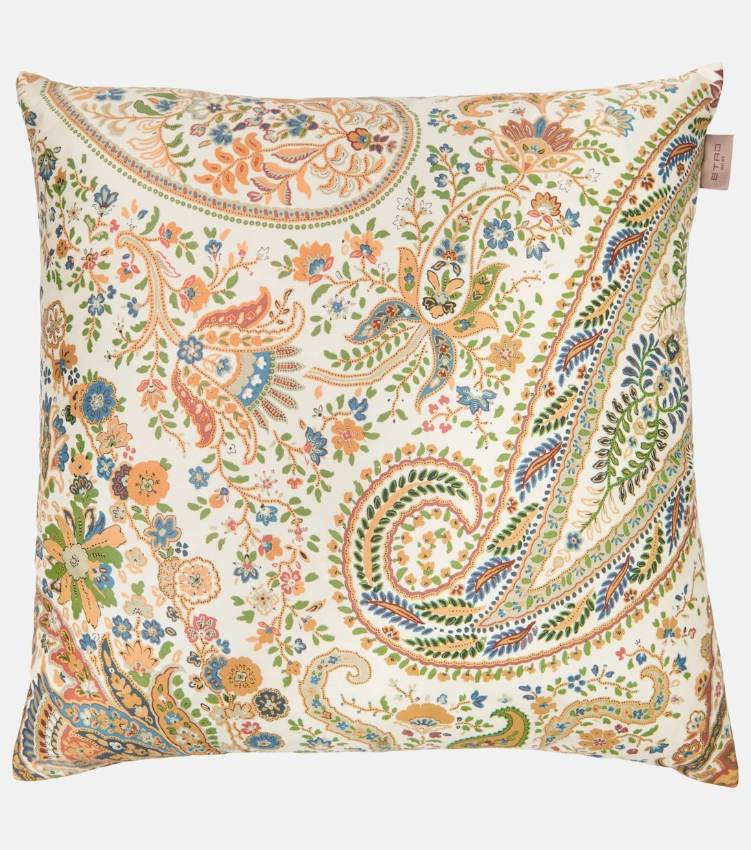Etro - Embroidered cotton cushion