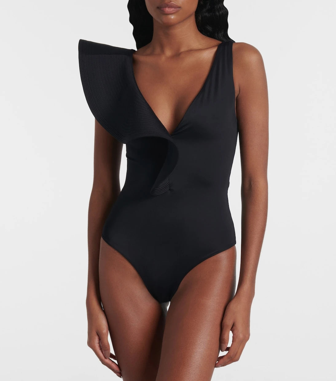 Johanna Ortiz - Asymmetric ruffled swimsuit