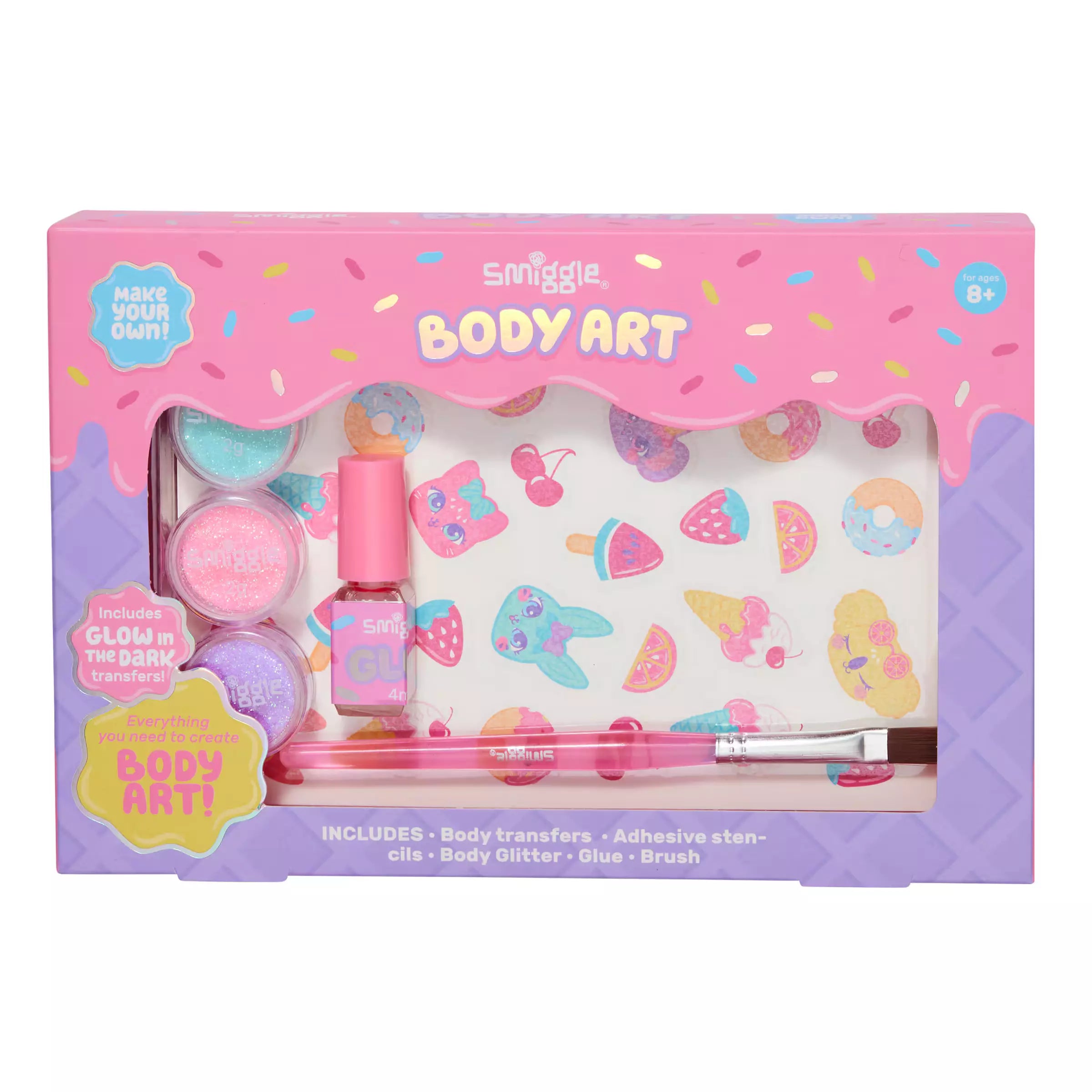 Smiggle - Kids Body Template and Design Set