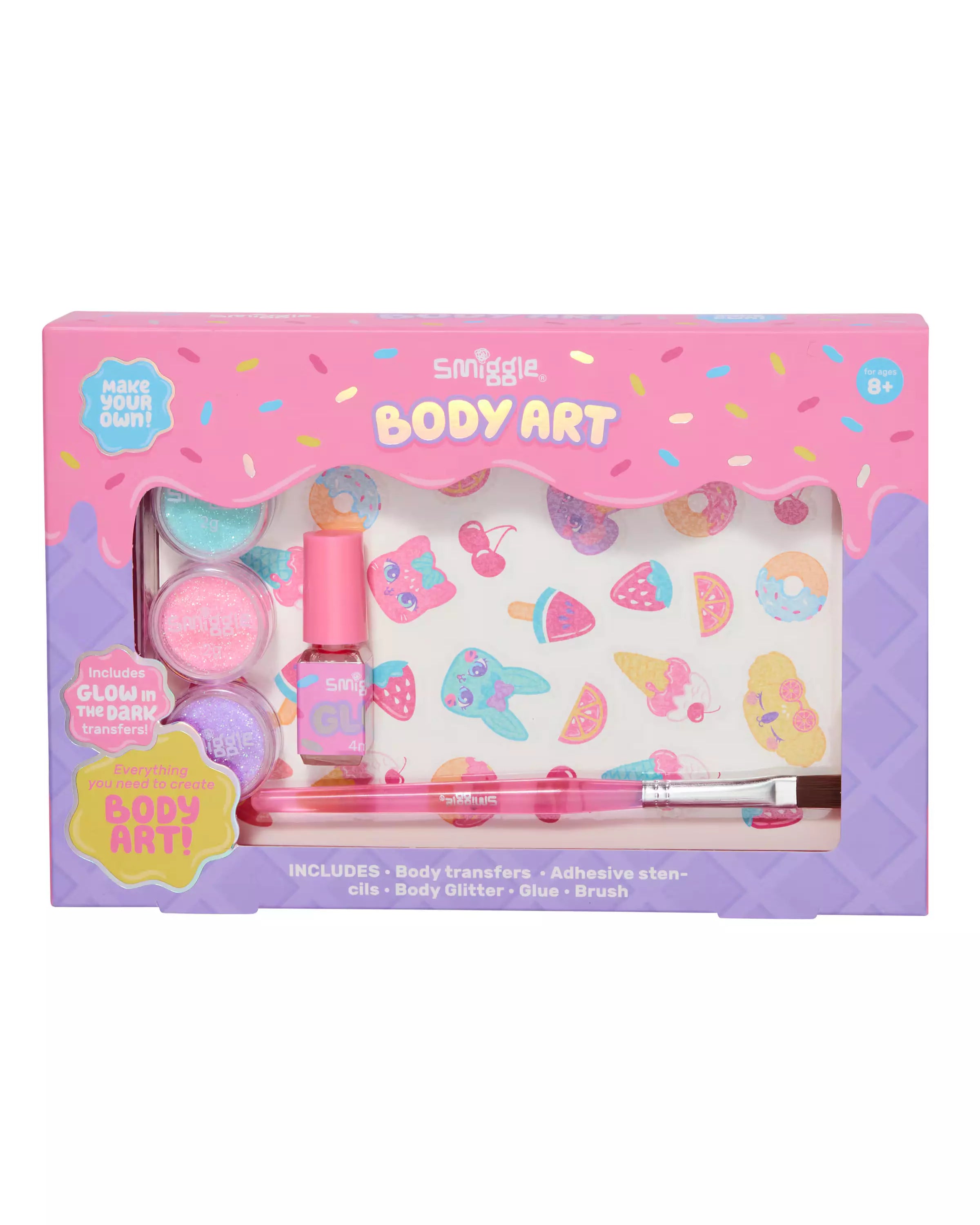 Smiggle - Kids Body Template and Design Set