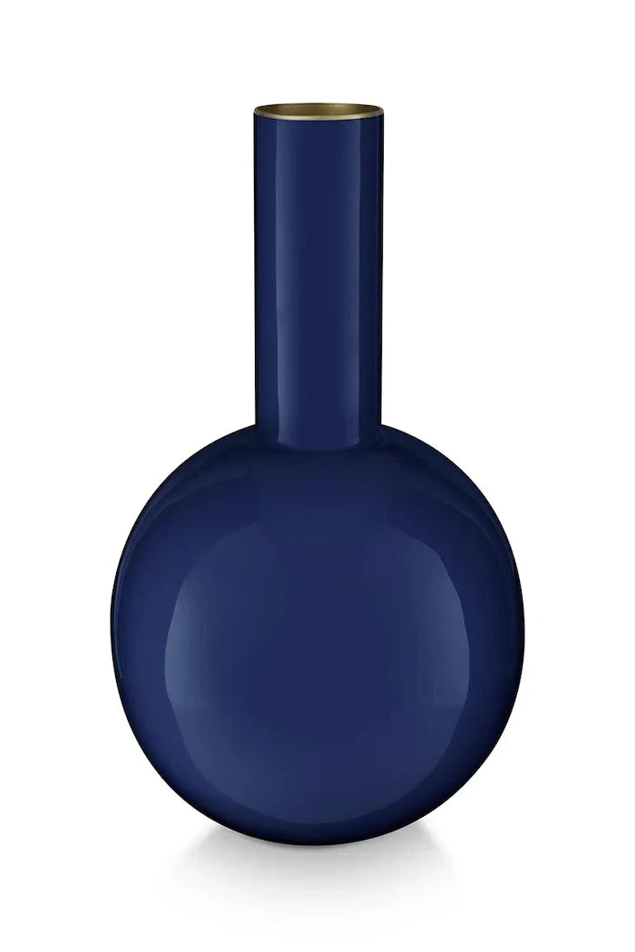 Декоративна ваза Pip Studio Small Dark Blue 15 x 26 cm