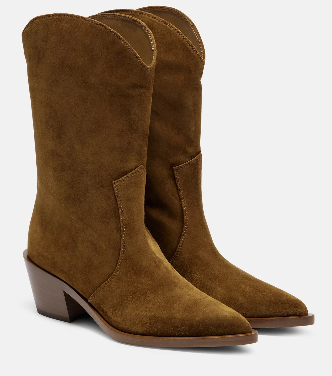 Gianvito Rossi - Western 45 suede booties