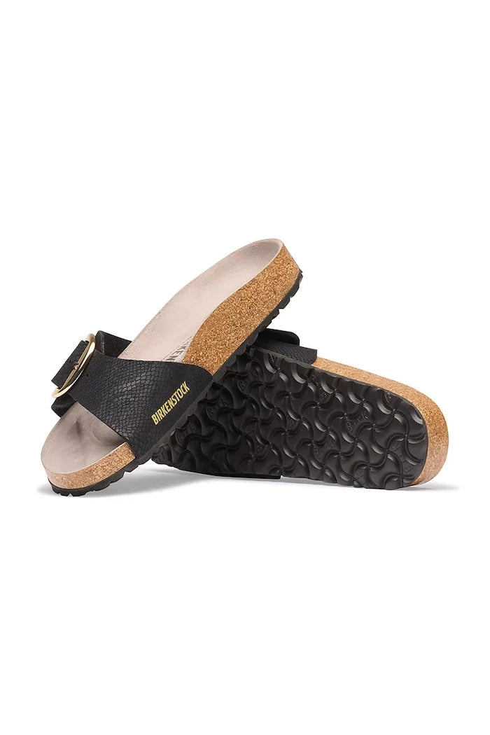 Birkenstock Kadın Madrid Big Buckle Synthetics Python Terlik