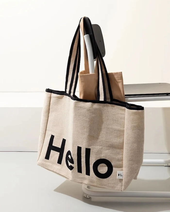 Design Letters Hello Pamuk Çanta
