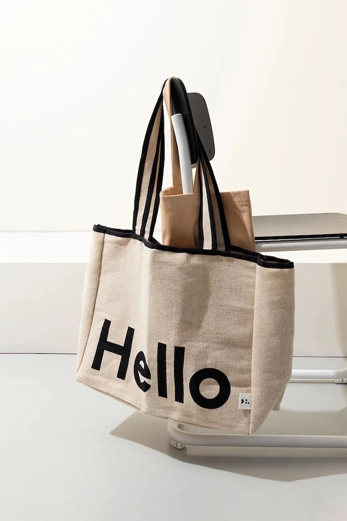 Design Letters Hello Pamuk Çanta