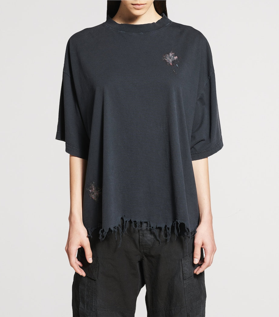 Balenciaga Distressed Oversized T-Shirt