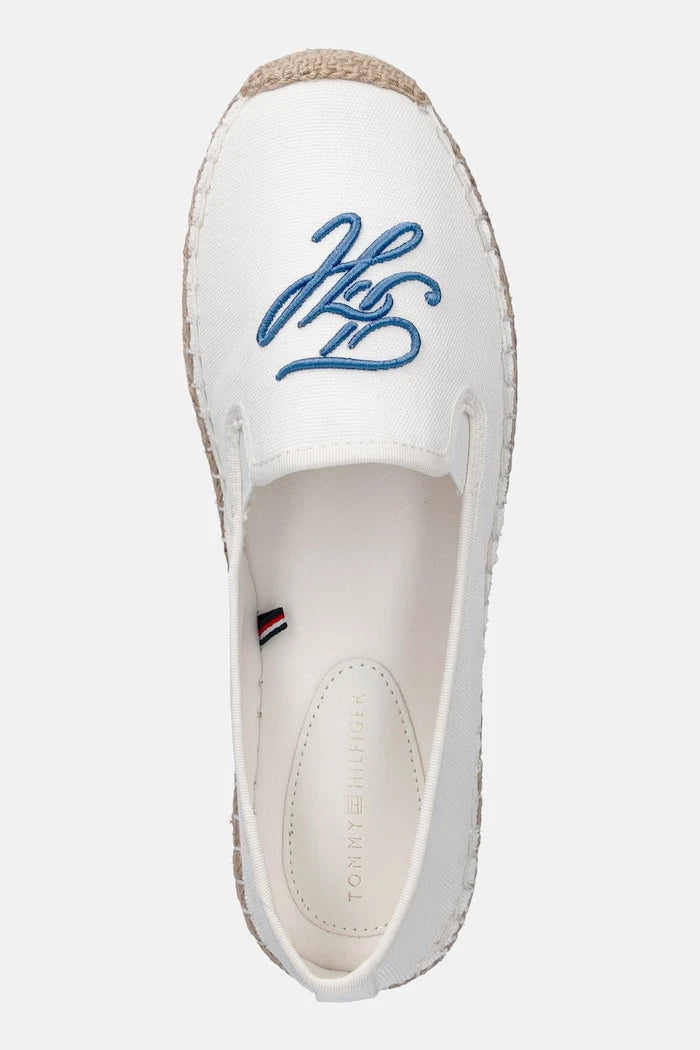 Tommy Hilfiger еспадрили дамски TH SCRIPT SUMMER ESPADRILLE
