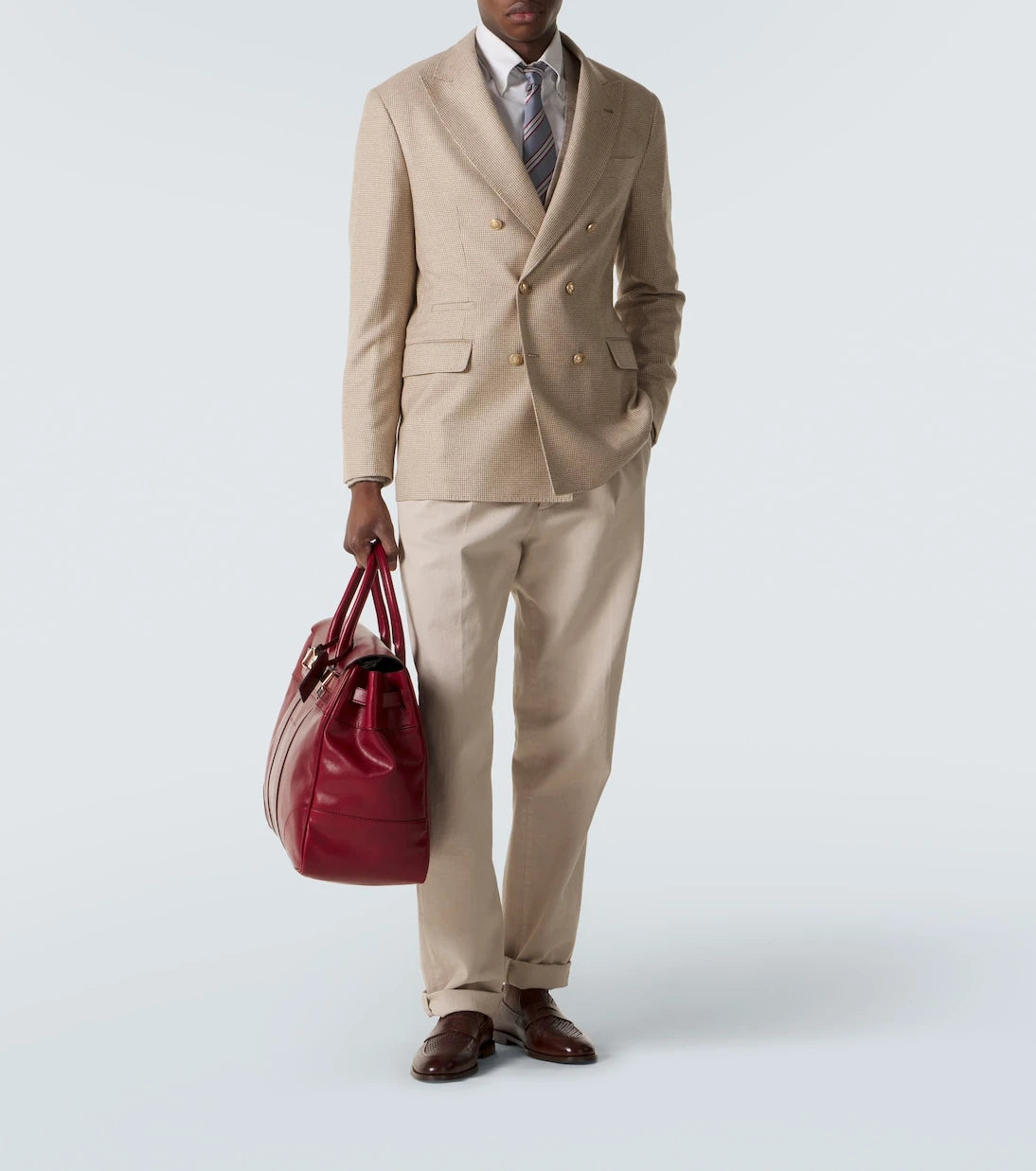 Brunello Cucinelli - Leather tote bag