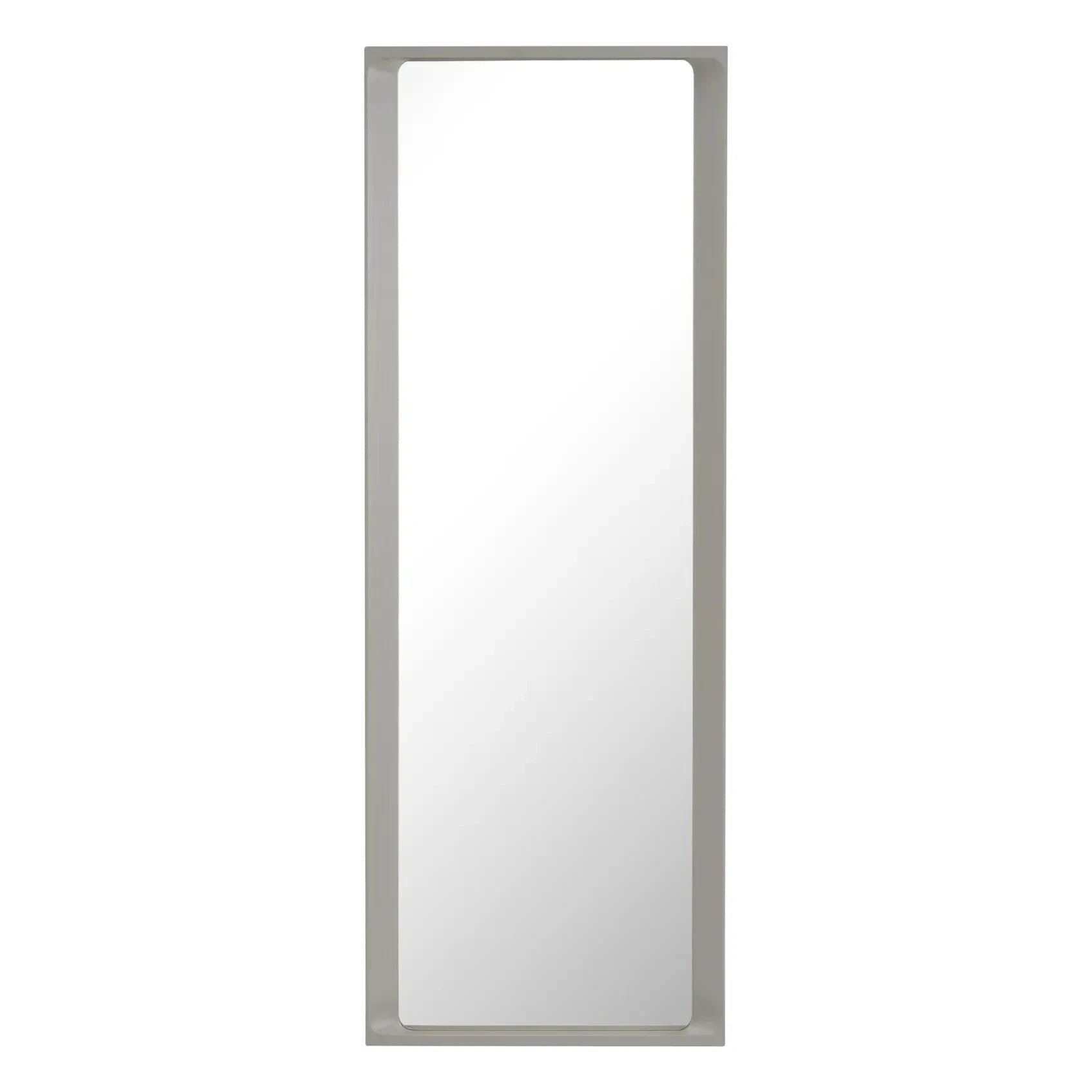 Muuto - Arced mirror, Rhys Copper | Light grey