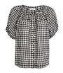 DÔEN Multi Check June Blouse