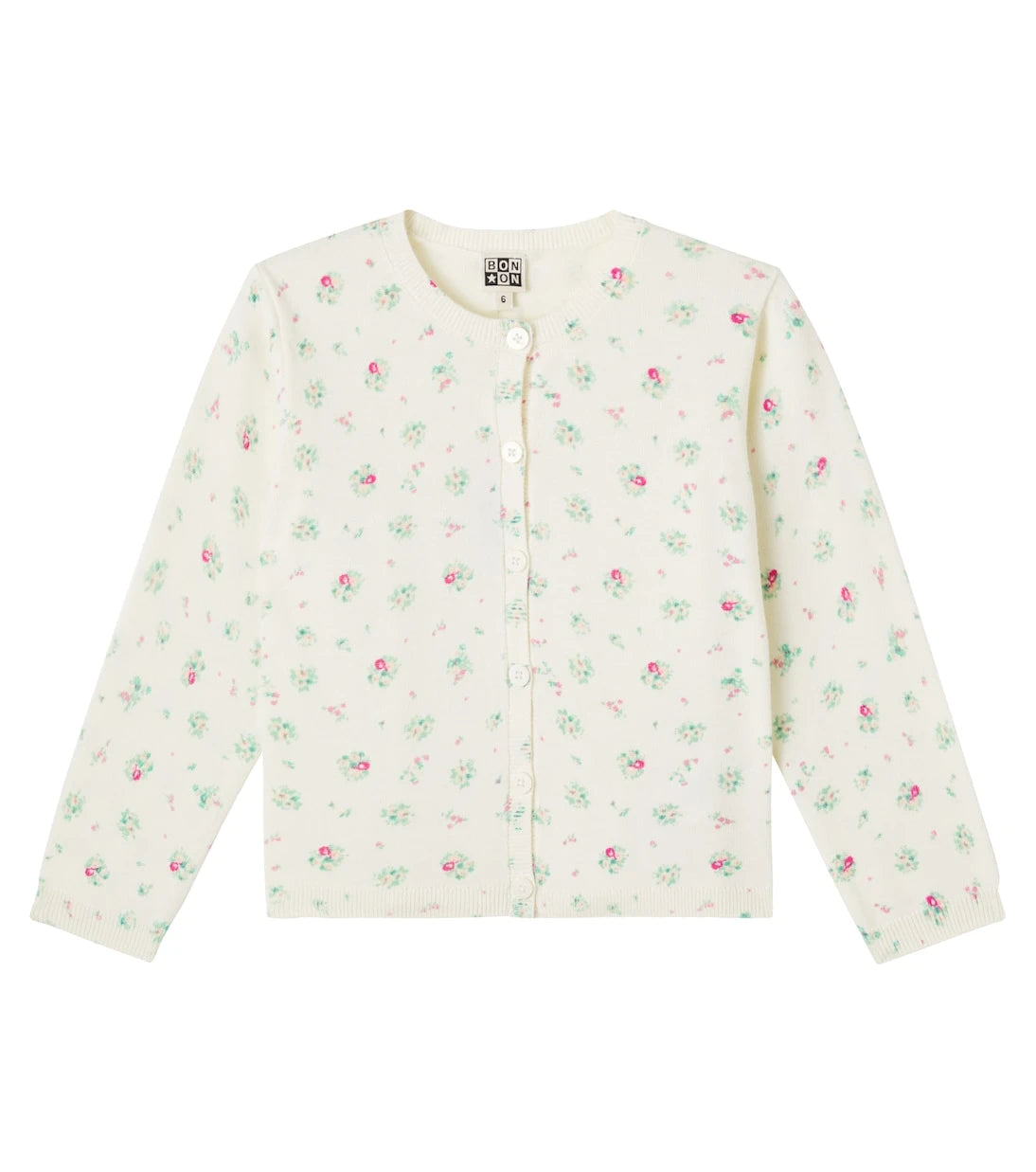 Bonton - Lilou floral cotton cardigan