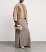 Max Mara Beige Shearling Jacket