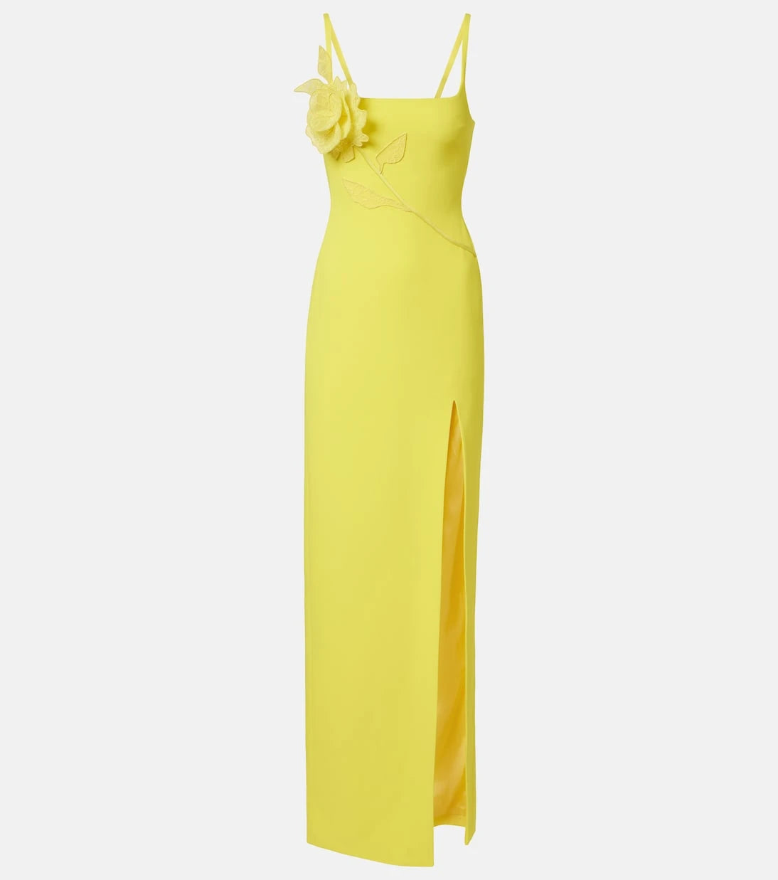David Koma - Floral-appliqué gown
