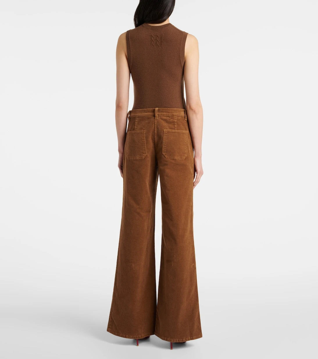 Nili Lotan - Florence high-rise corduroy flared pants