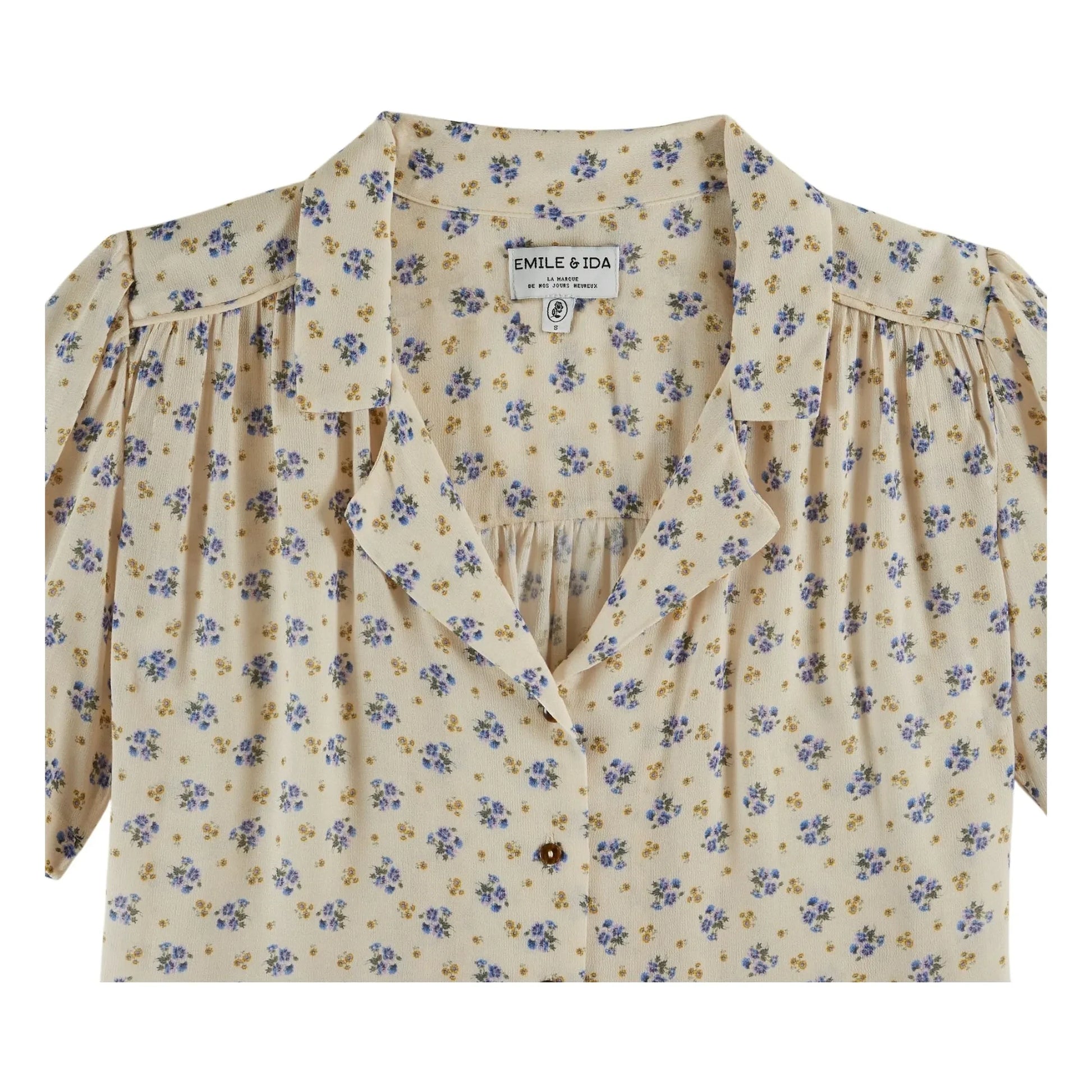 Emile et Ida - Printed blouse | Blue