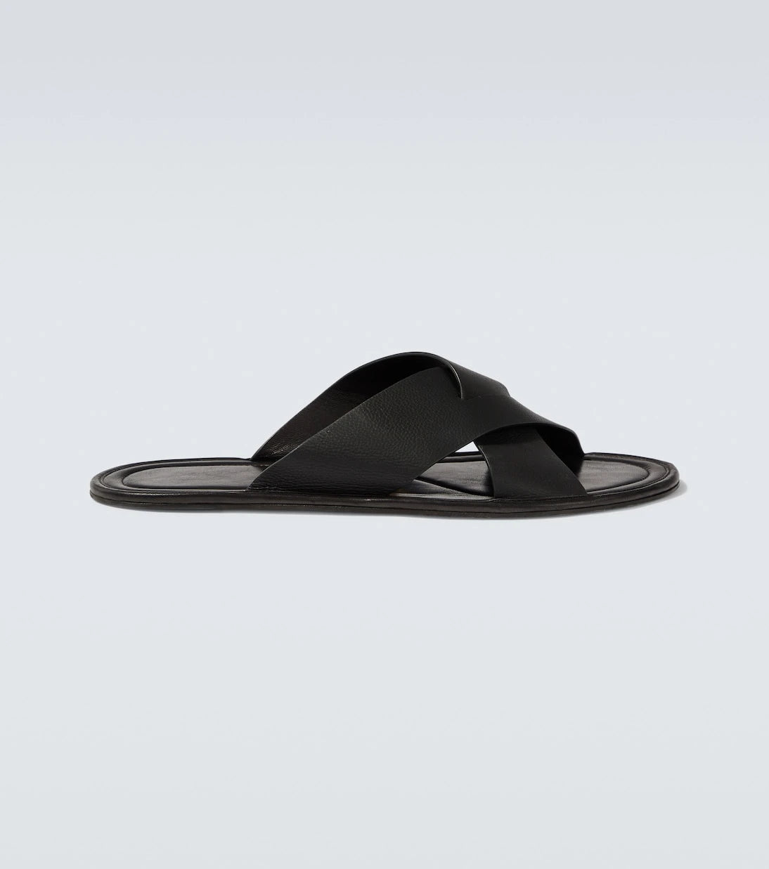 The Row - Malick Cross leather sandals