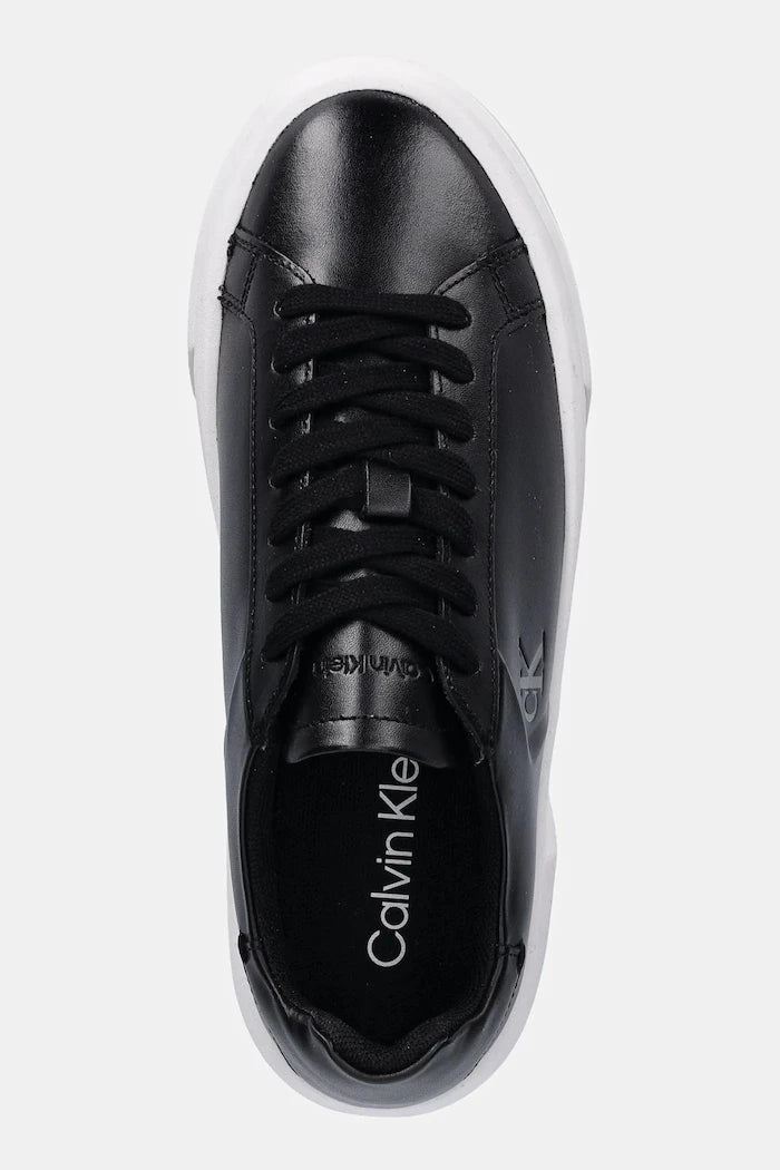 Calvin Klein FLATFORM LACE UP LTH MG Deri Spor Ayakkabı