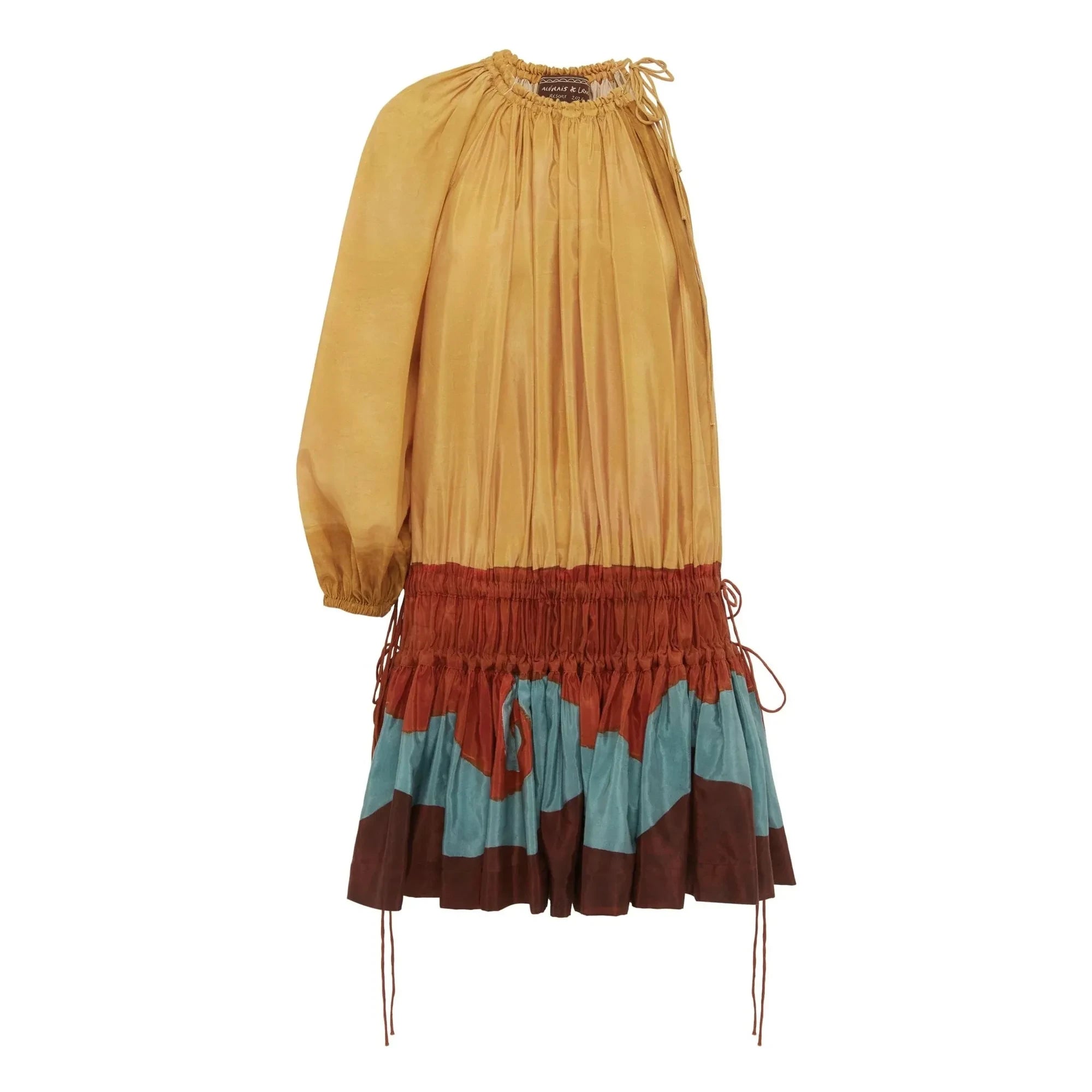 Alémais - Desert silk dress | Ochre