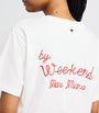 Weekend Max Mara White Cotton Embroidered T-Shirt
