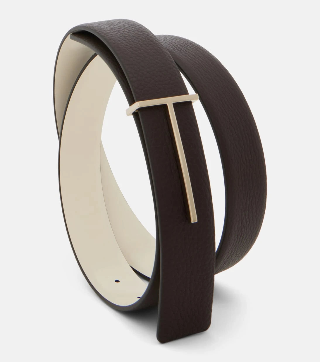 Tom Ford - Slim T leather belt
