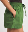 Matteau Green Organic Cotton Drawstring Shorts
