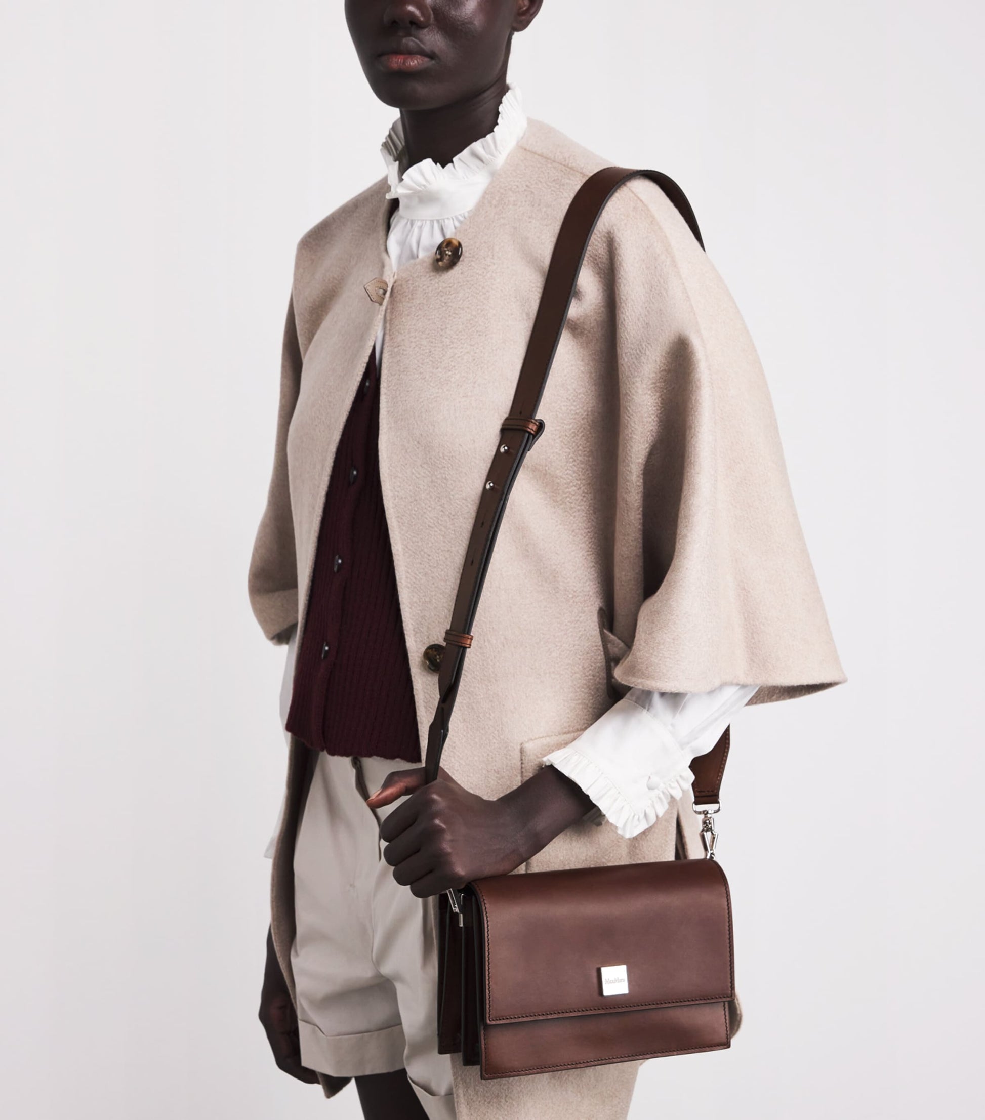 Max Mara Leather Cross-Body Bag