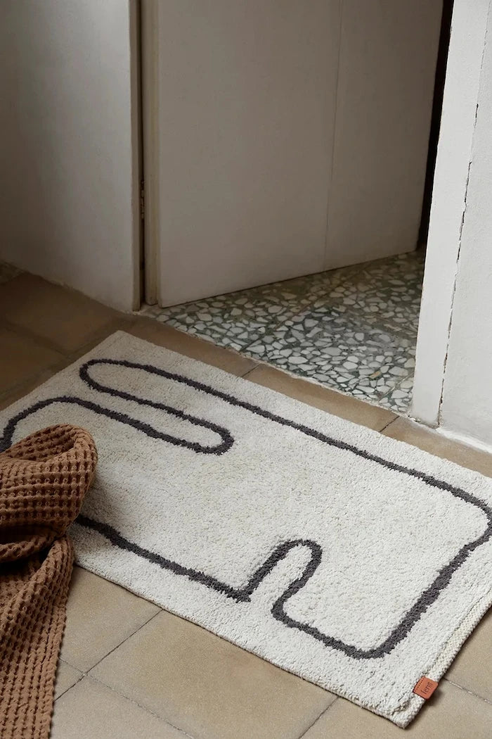 Памучен килим ferm LIVING Lay