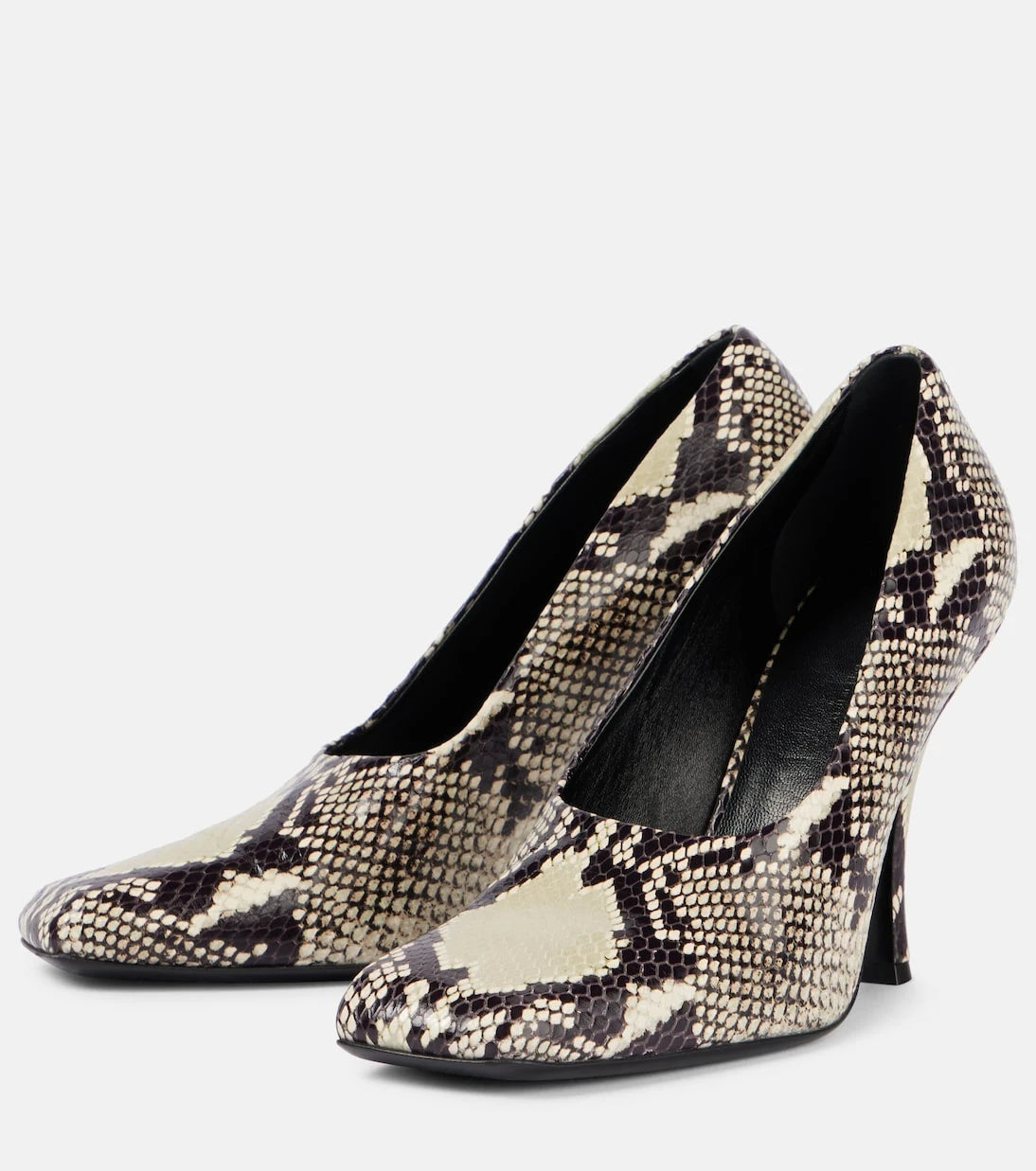 Khaite - Eva snake-effect leather pumps