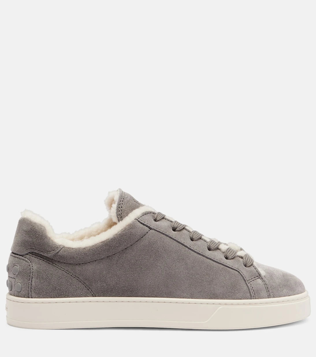 Tod's - Classic shearling-lined suede sneakers