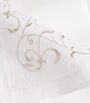 Dea Linen Embroidered Scroll Table Runner (50cm x 210cm)