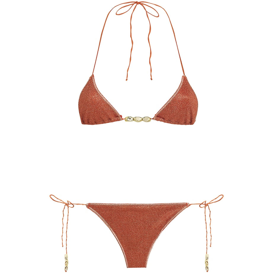 Orange Glazed Lumière Bikini