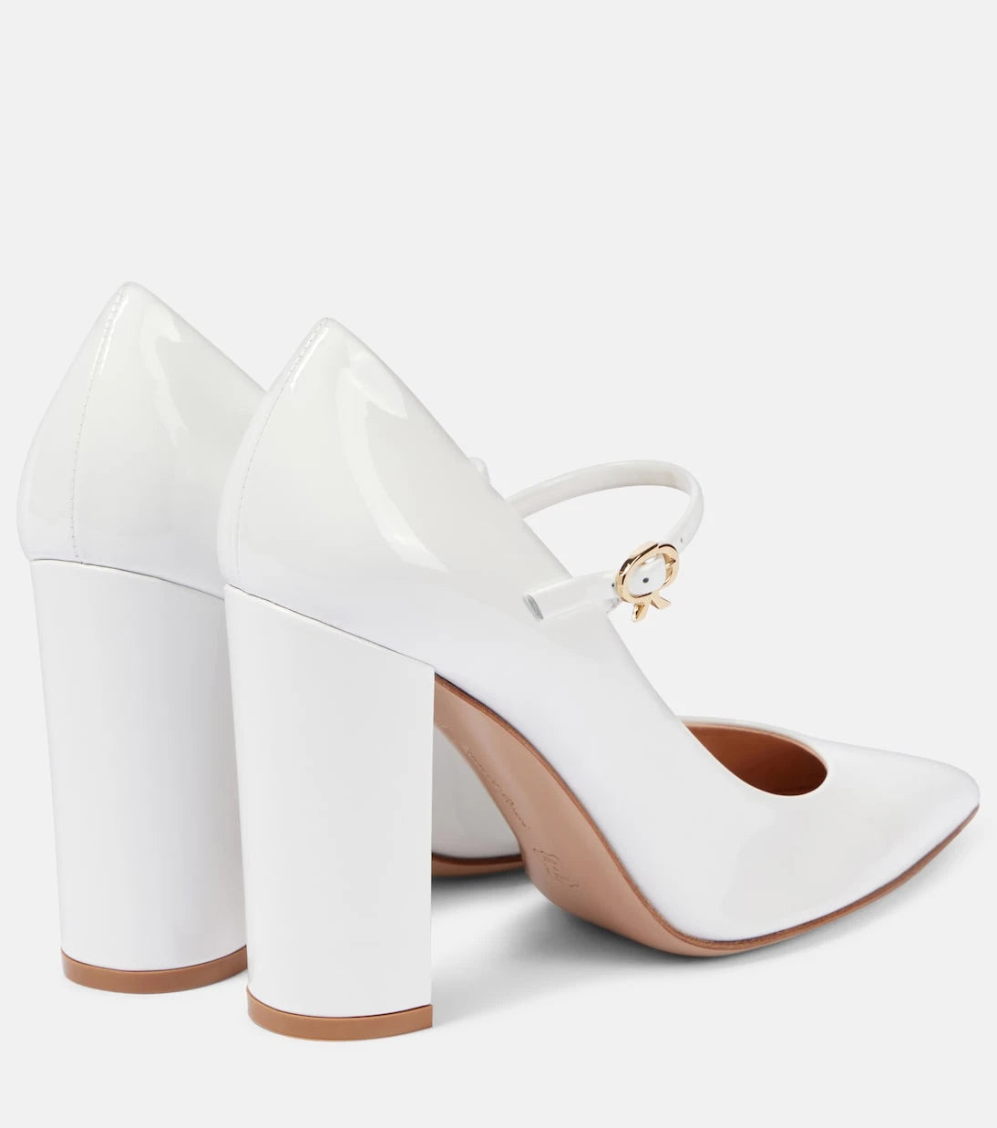Gianvito Rossi - 100 patent leather Mary Jane pumps