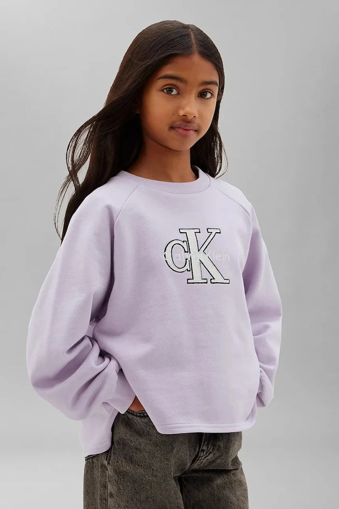 Calvin Klein Jeans суичър за деца от памук