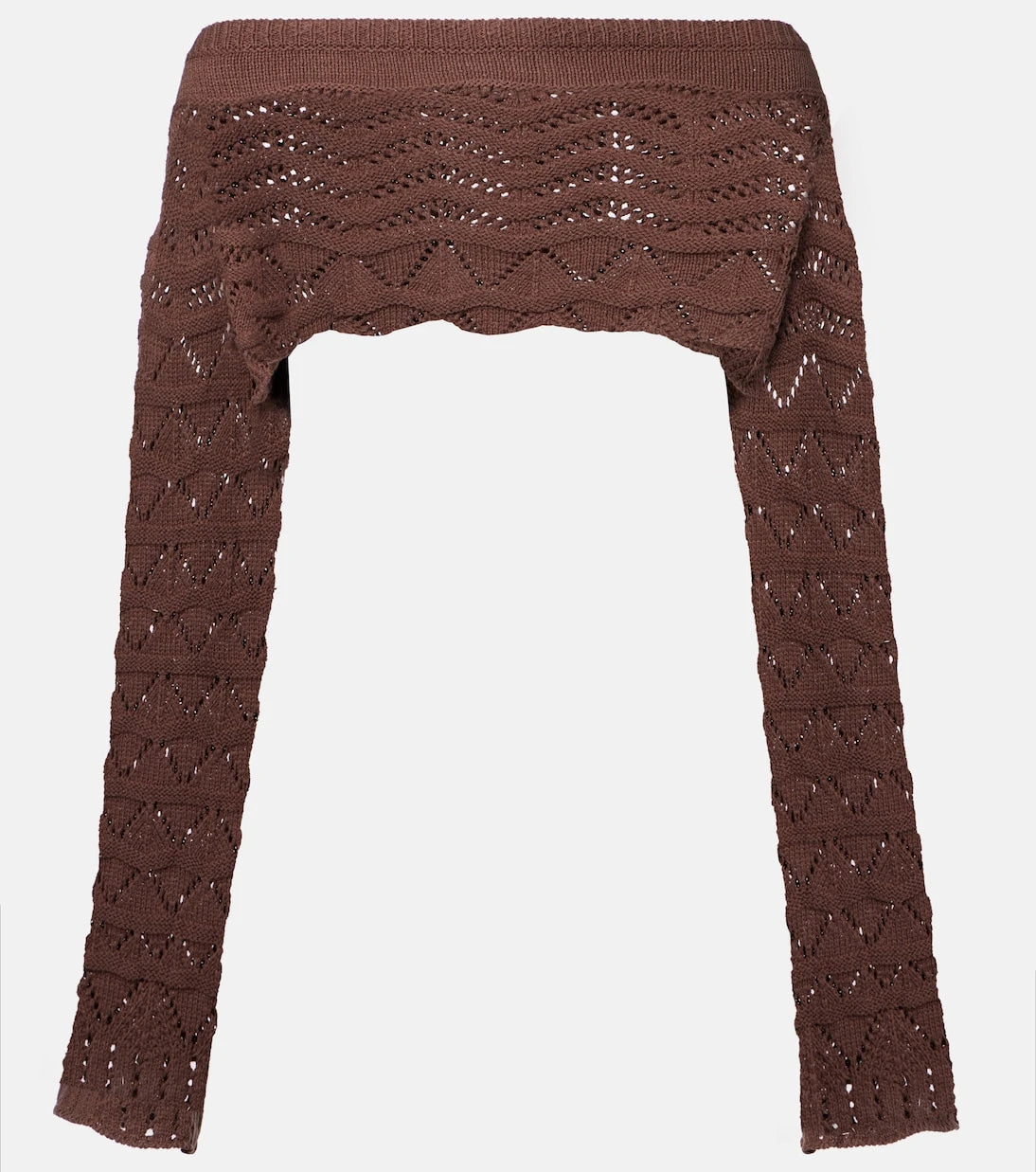 Bananhot - Helena crochet cotton-blend crop top