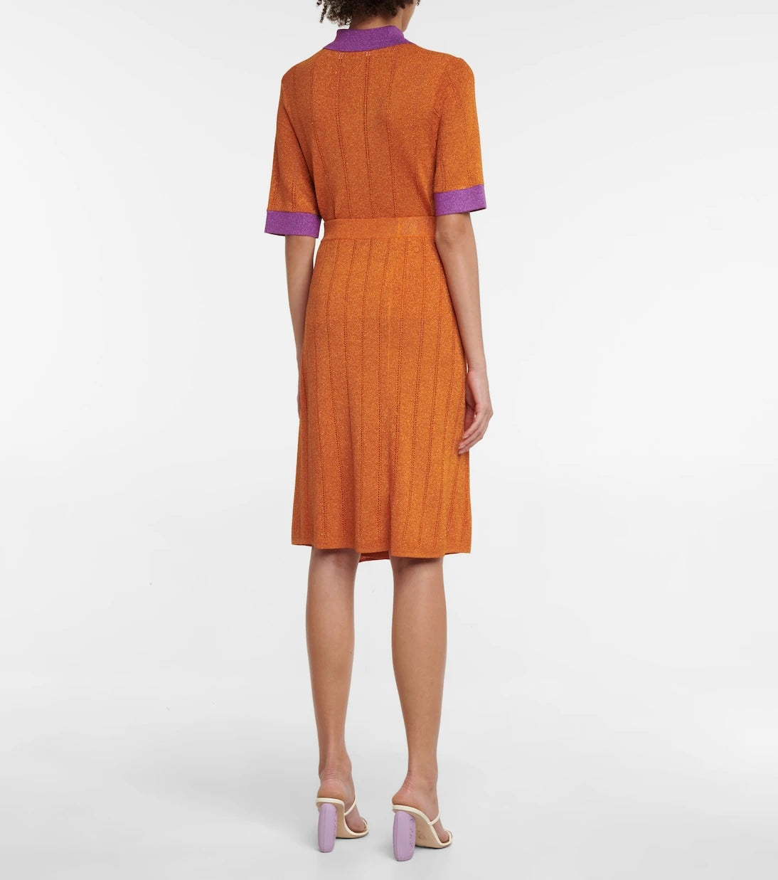 Dodo Bar Or - Metallic knit midi skirt