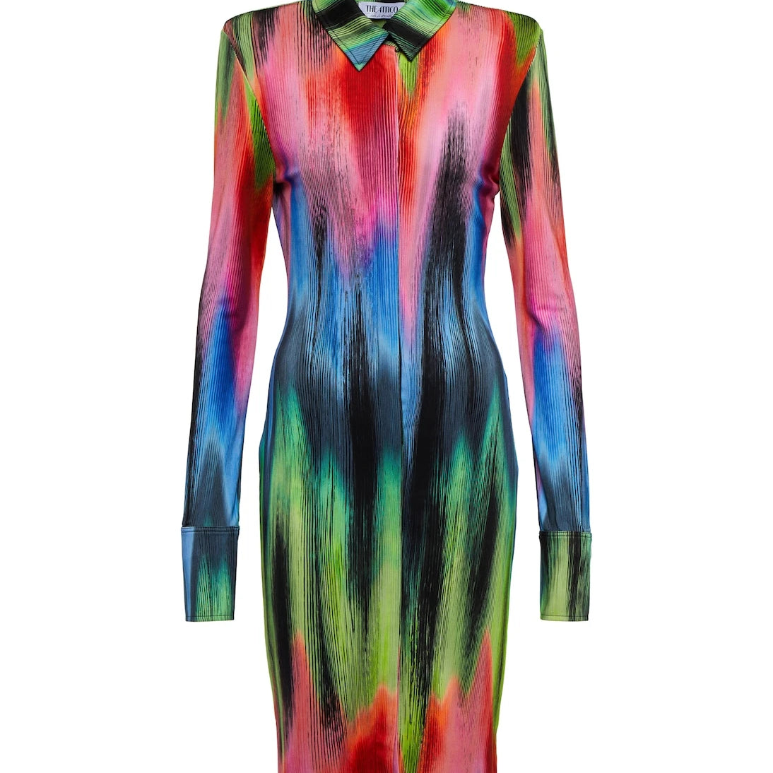 The Attico - Elton printed shirt dress