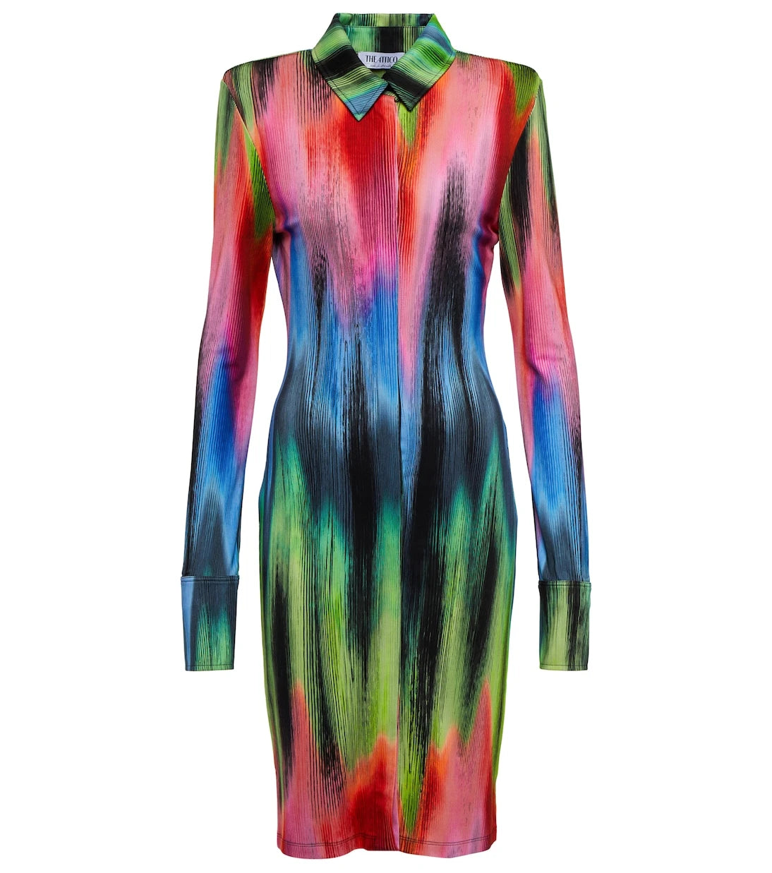 The Attico - Elton printed shirt dress