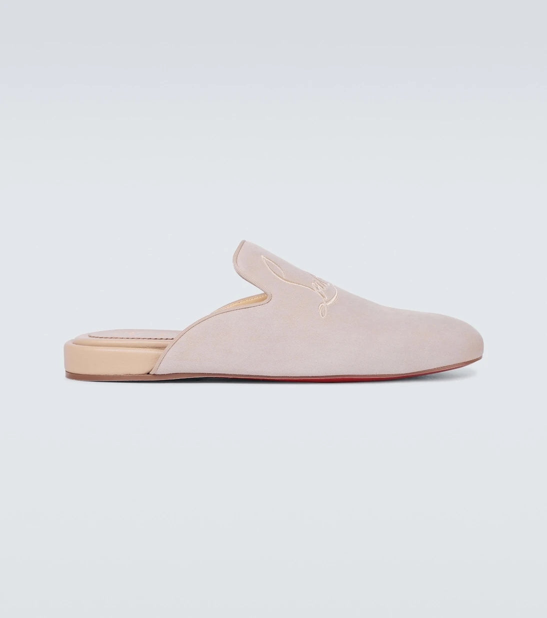 Christian Louboutin - Navy Coolito Flat mules