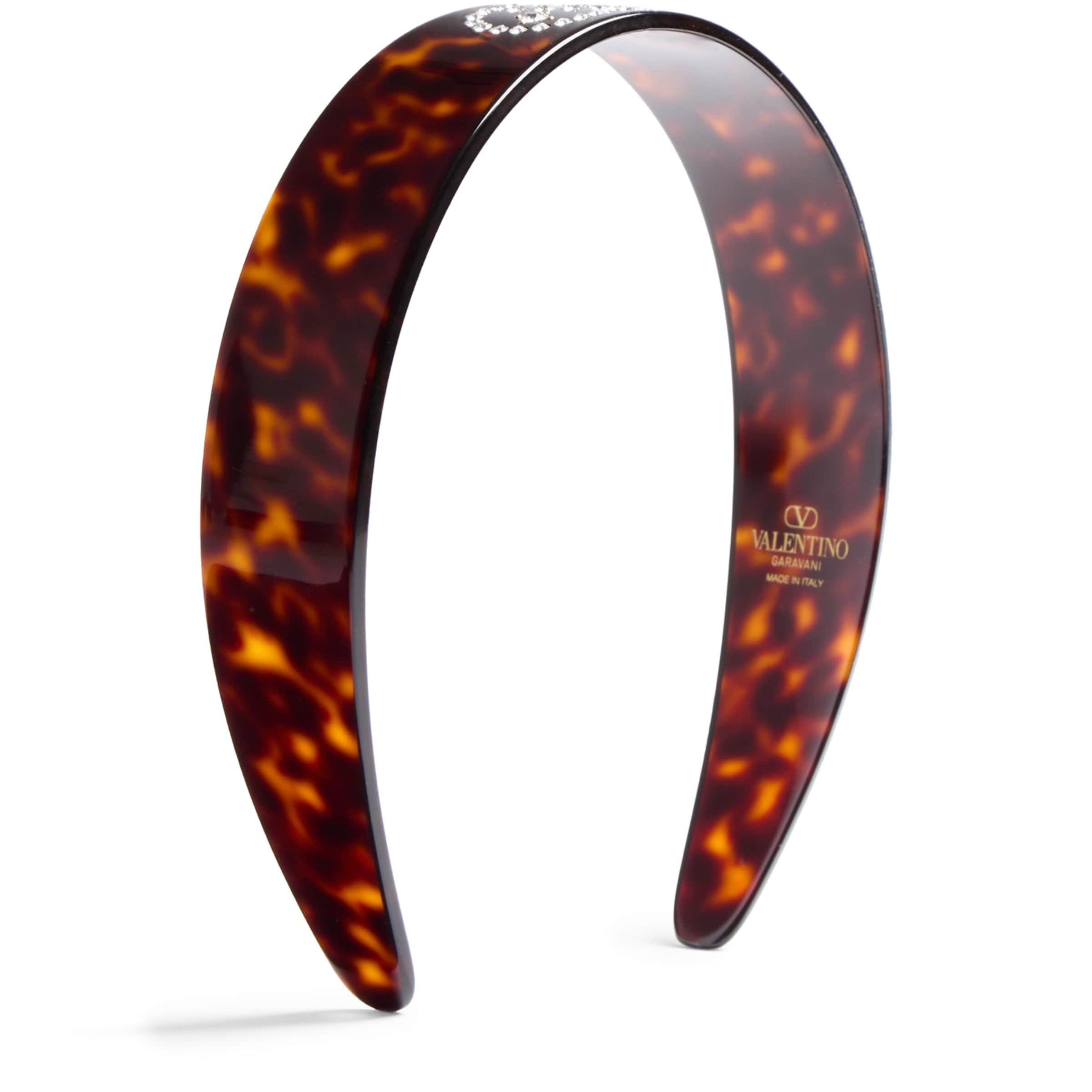 Valentino Garavani Brown VLogo Signature Headband