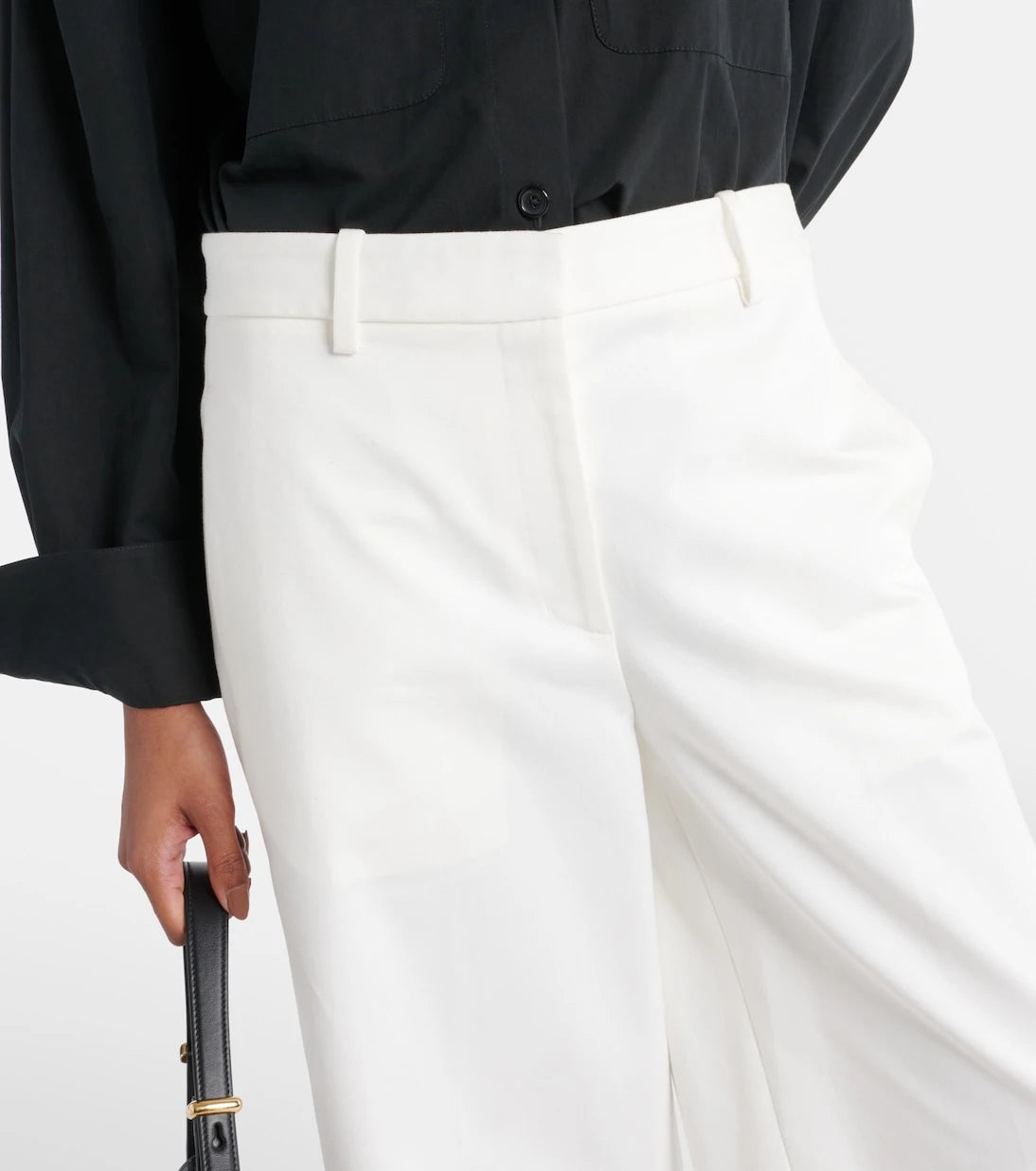 Nili Lotan - Erza cotton Bermuda shorts