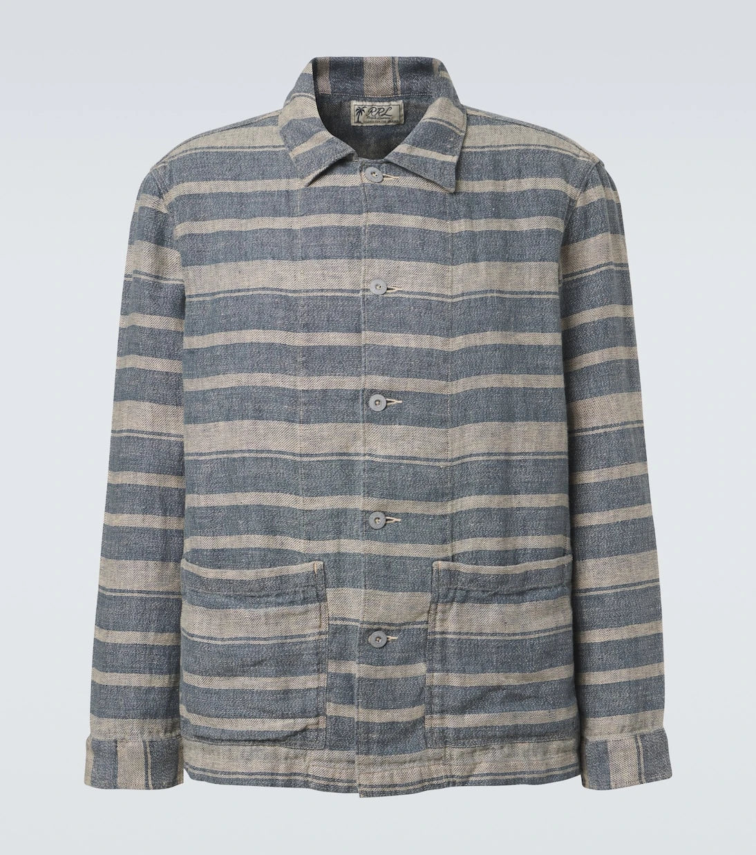 RRL - Striped linen overshirt