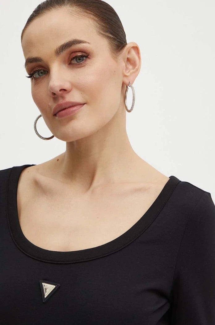 Guess pamuk ve elastanlı kadın body COLETTE