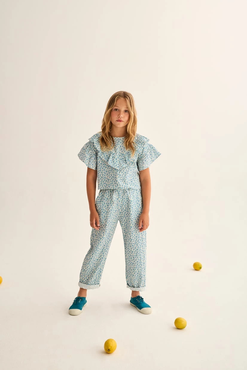 Cozmo - Bella leopard-print cotton pants