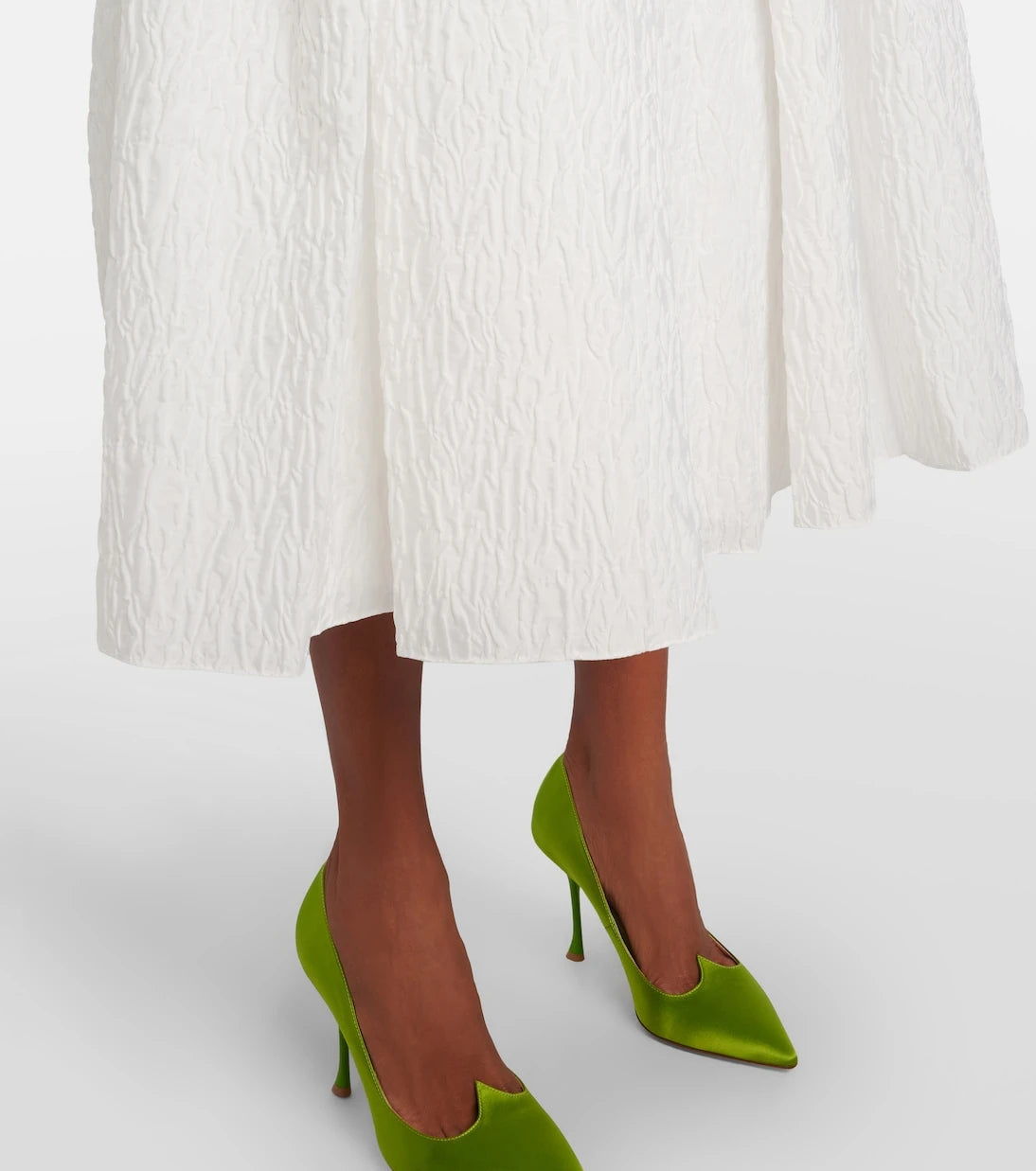 Roksanda - Bridal Aya cloqué midi dress