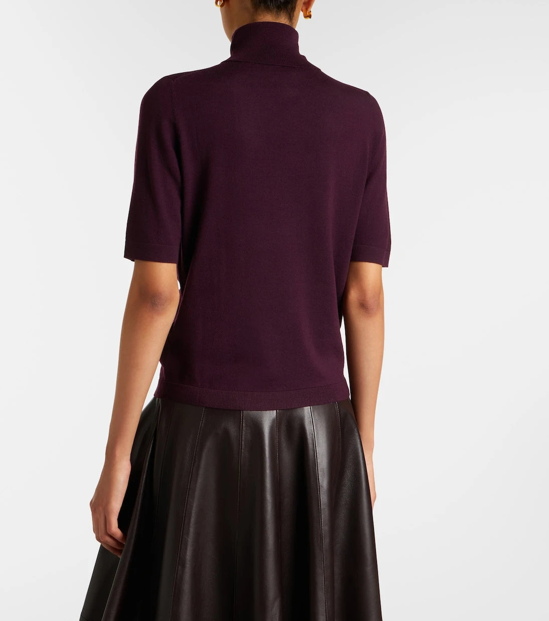 Jardin des Orangers - Turtleneck virgin wool sweater