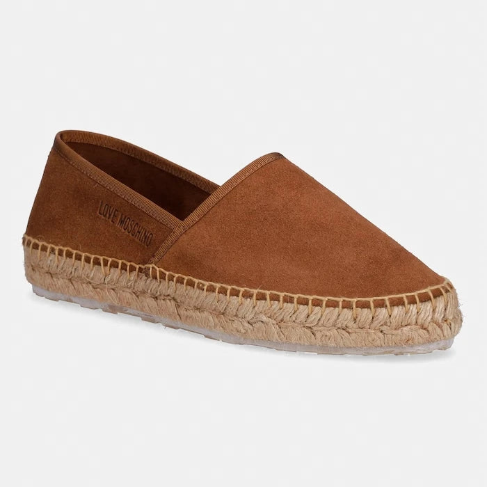 Love Moschino Kadın Süet Düz Taban Espadril