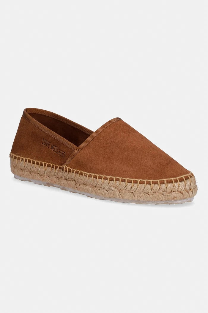 Love Moschino Kadın Süet Düz Taban Espadril