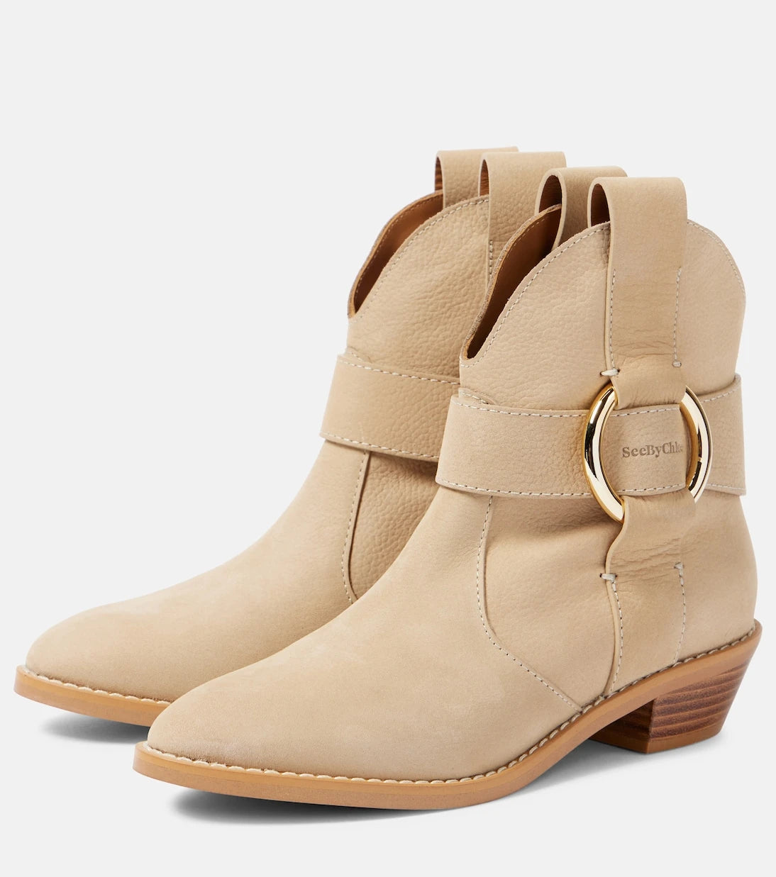 See By Chloé - New Ring 40 leather ankle boots