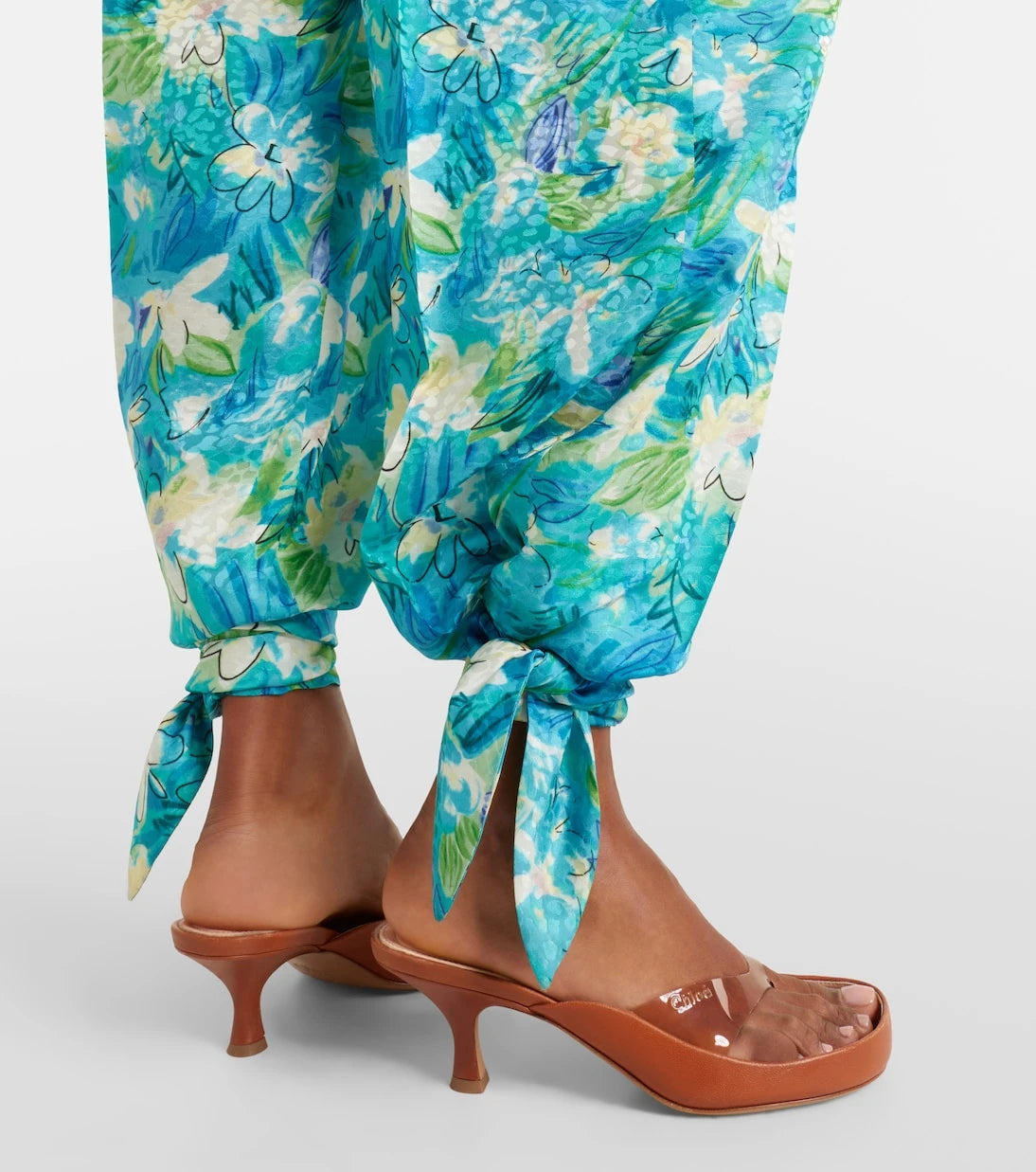 Chloé - Junie leather and TPU thong sandals