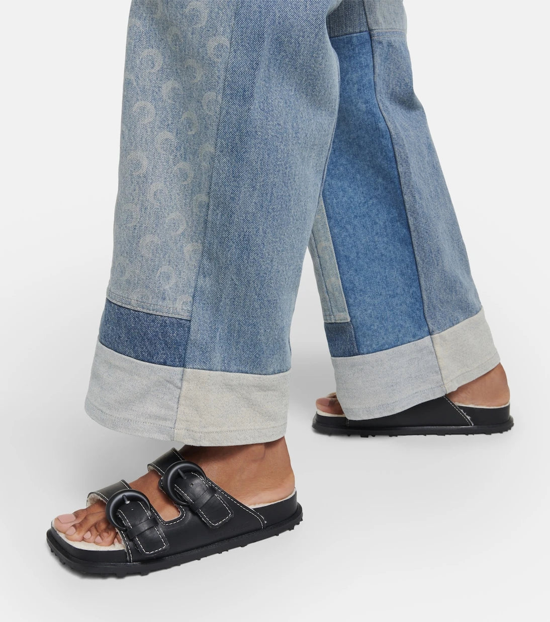 Marine Serre - Leather slides